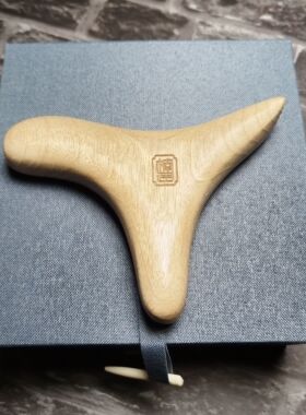 楠匠金丝楠木三角雀按摩器脚底按摩穴位刮痧拨筋棒全身疏通经络神