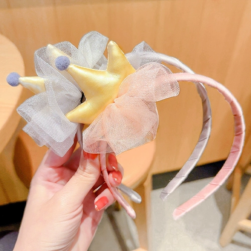 Детская тиара для принцессы, ободок, милая корона, шпильки для волос, аксессуар для волос, Южная Корея