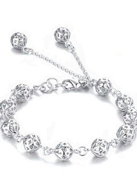 100% 925 Sterling silver Beautiful bracelets noble top