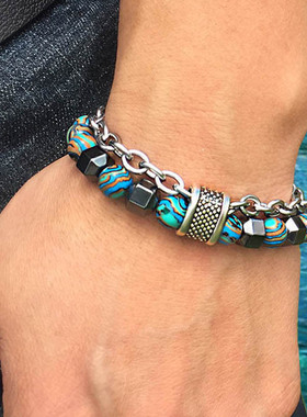 New 2021 European and American Men's Stainless Steel