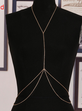 1 Pc Newest Fashion Sexy Body Chain Harness Crossover Belly