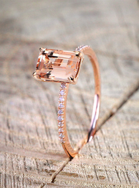 illed White Crystal Zircon Wedding Engagement Ring Size 6-1