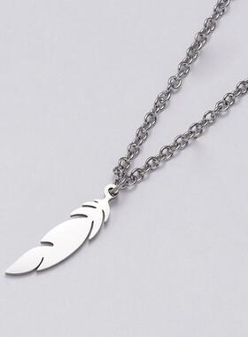 Men Necklace Stainless steel Necklace Women Men Simple Long