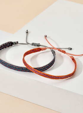 New Boho Colorful Woven Rope String Bracelet Yoga Handmade