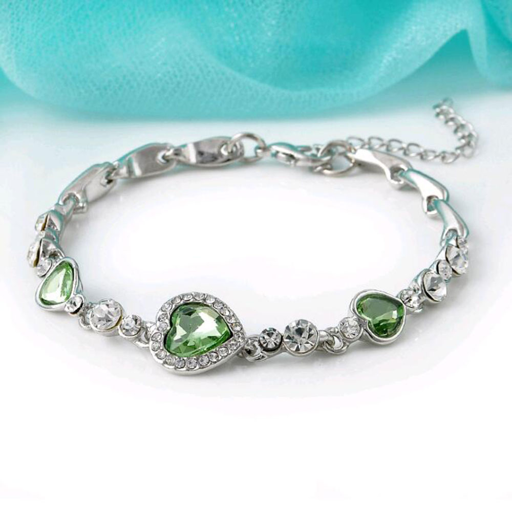 2023 Hottest Womens Ladies Crystal Rhinestone Bangle Ocean - 图1