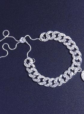 12mm DIY Gold Layered Initial Cuban Link Chain Iced Out