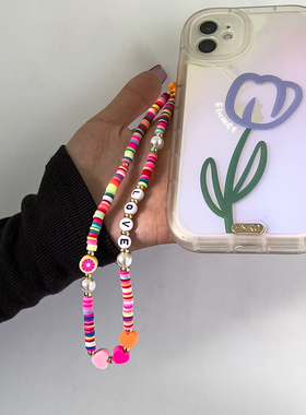 Boho Trend Colorful Soft Clay Rope for Cell Mobile Phone