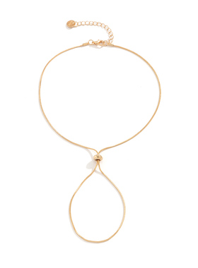 Ingemark Simple Adjustable Snake Bone Chain Anklet