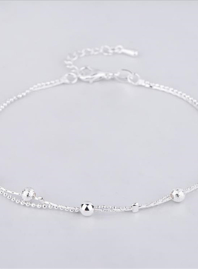 KOFSAC Trendy Simple Double Layer Ankles Chain Bracelet