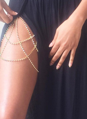 New Sexy Luxury Multi-layer Leg Body Chain for Women