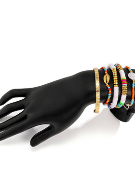 5pcs/set Bohemia Ethnic Soft Clay Plastic Seed Beads Multi