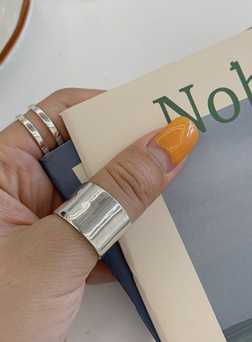 S925 Sterling Silver Rings For Women Korean Circular Ring