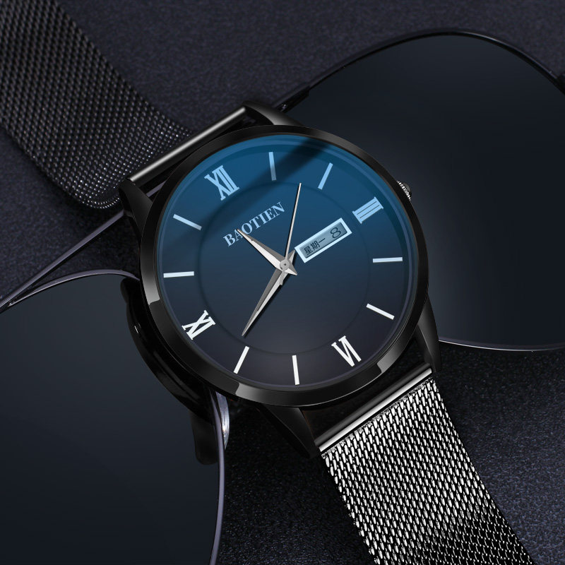 刻字进口机芯男女防水概念韩版手表 宝缇恩国产腕表