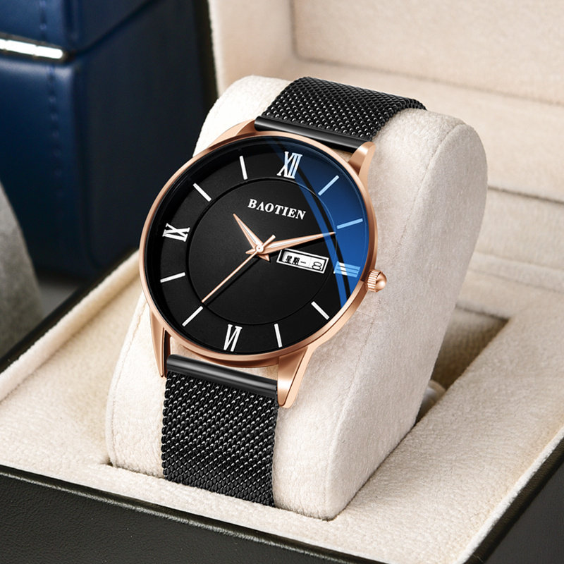 刻字进口机芯男女防水概念韩版手表 宝缇恩国产腕表