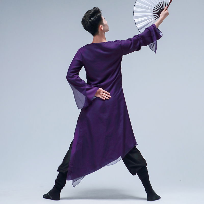 新款古典剑舞民族演出服装太极服 舞裁缝民族服装/舞台装