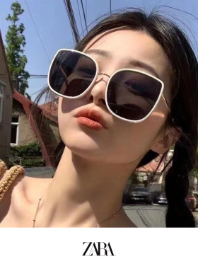 2022年新款墨镜女奶白色框太阳镜