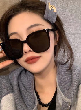 大脸太阳眼镜高级感韩版潮防
