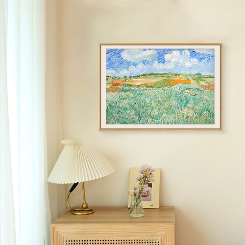 梵高名画油画背景墙 装饰画客厅简约风现代玄关沙发卧室挂画田园 - 图1