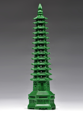 实木十三层文昌塔家居摆件工艺品