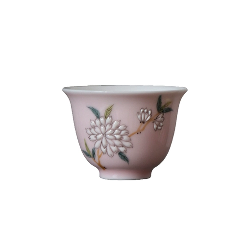 Большая рыба красавица вишневая чашка чашка керамика ручной розовой чай с чашкой