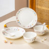 HelloKitty ceramic bowl and plate set cute