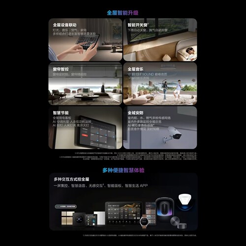 华为鸿蒙套装语音影音灯光无线智能酒店别墅家电控全国上门安装 - 图0