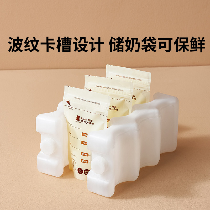 小白熊上班背奶包便携式装备冷藏箱 小白熊拉小苏妈咪包/袋