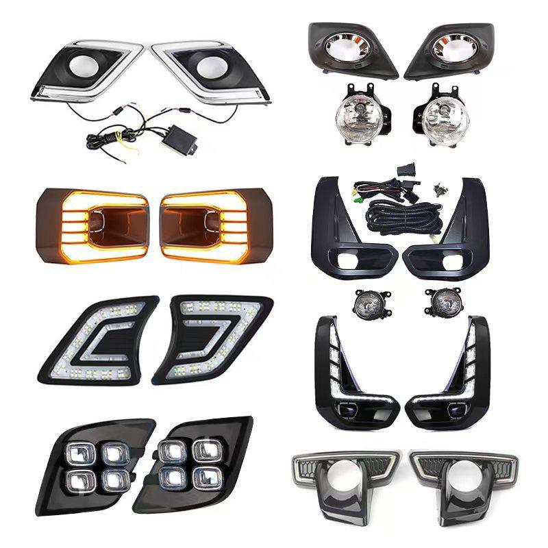 汽车DRL雾灯框适用于2021年款hilux海拉克斯 REVO带日行灯雾灯框 - 图1