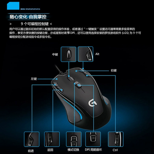 Logitech, мышка *S, официальный флагманский магазин, G300