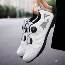 New lock-free riding shoes casual men and women road bikes power-assisted shoes breathable mountain bike sneakers spring and summer