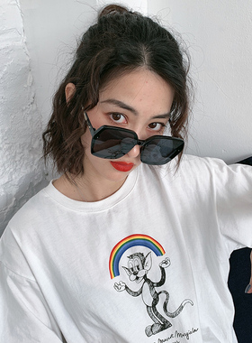 新款网红街拍偏光太阳眼镜女潮圆脸防晒墨镜ins韩版防紫外线大框