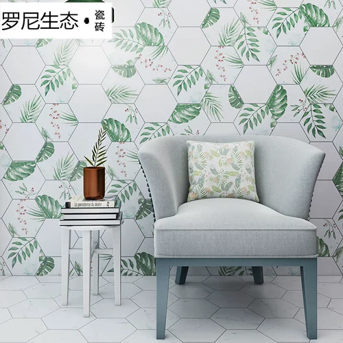 Нордическая кухонная настенная плитка ванная комната для ванной комнаты шестиугольная кирпичная балкона против стекла плитки шестиугольной плитки плитки