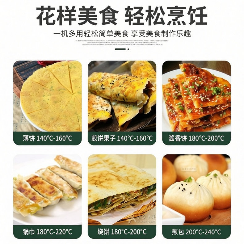 Commercial electric pancake pan, gas pancake frying pan, thousand-layer pancake machine, stall sauce-flavored pancake oven, in-law pancake, sauce-flavored pancake