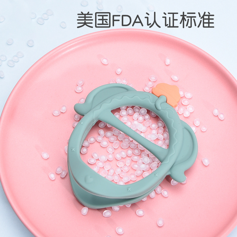 森陶乐旗舰店森陶乐婴儿防吃手牙胶硅胶磨牙棒可水煮咬胶玩具咬咬袋戒吃手神器3