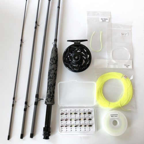 王者碳素飞蝇竿飞钓竿套装包邮2.7米5/6# 4节飞蝇竿 - 图3