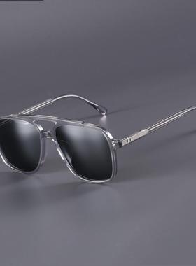 7飞行员复古双梁进口男太阳镜