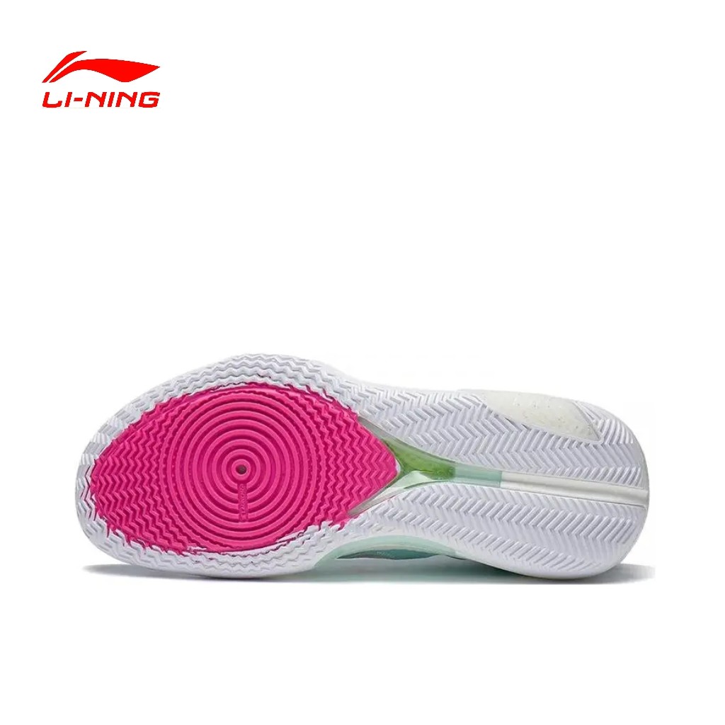 LiNing李宁 闪击9网布防滑耐磨 高帮 篮球鞋 男款浅蓝色ABAT013-1,淘宝优惠券,粉丝福利购,淘宝优惠卷