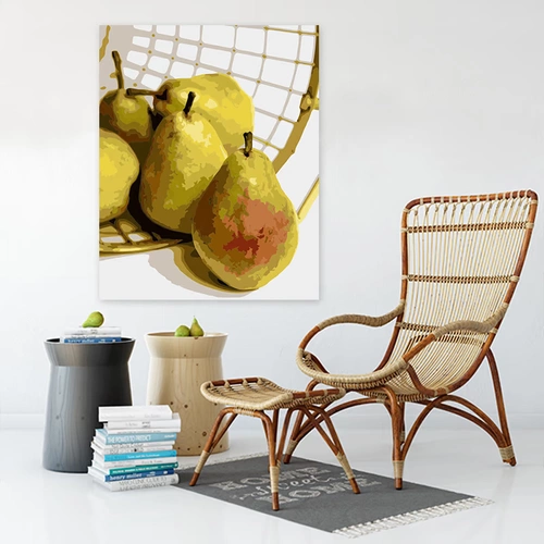 Pindu Macaron Ferrero Fruit Pumpkin DIY Цифровая масляная живопись Декомпрессия Цветная начинка гостиная ресторан декоративная висящая картина