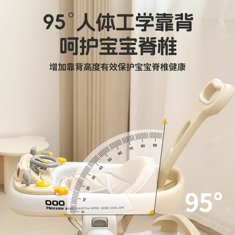 婴儿学步车儿童防o型腿宝宝一周岁学走路防侧翻手推助步车可折叠,淘宝优惠券,粉丝福利购,淘宝优惠卷