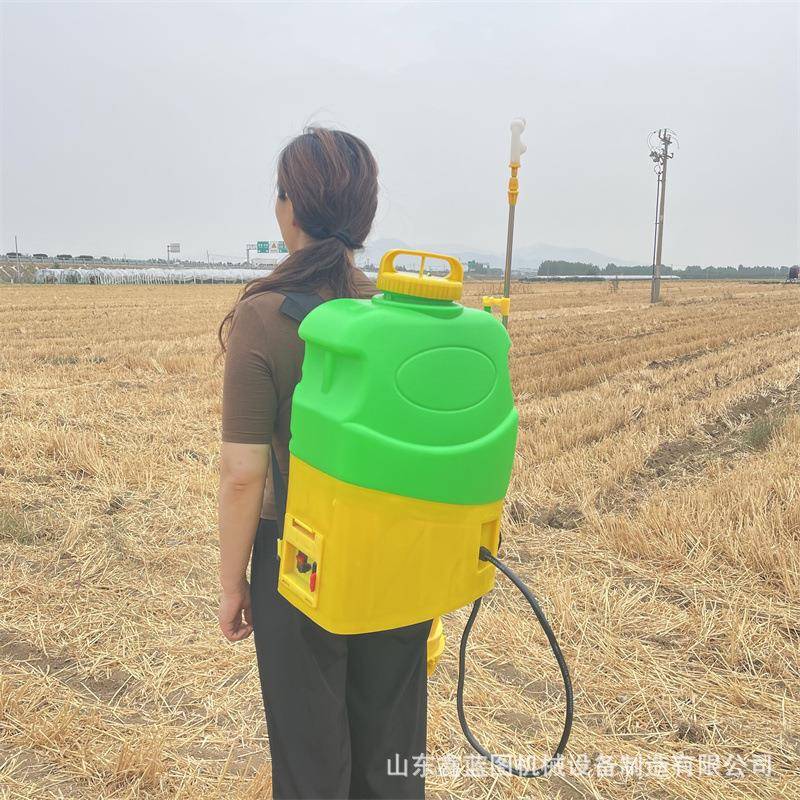 12V电瓶动力可调速打药施肥两用机 家用小型打药撒化肥一体机 - 图2