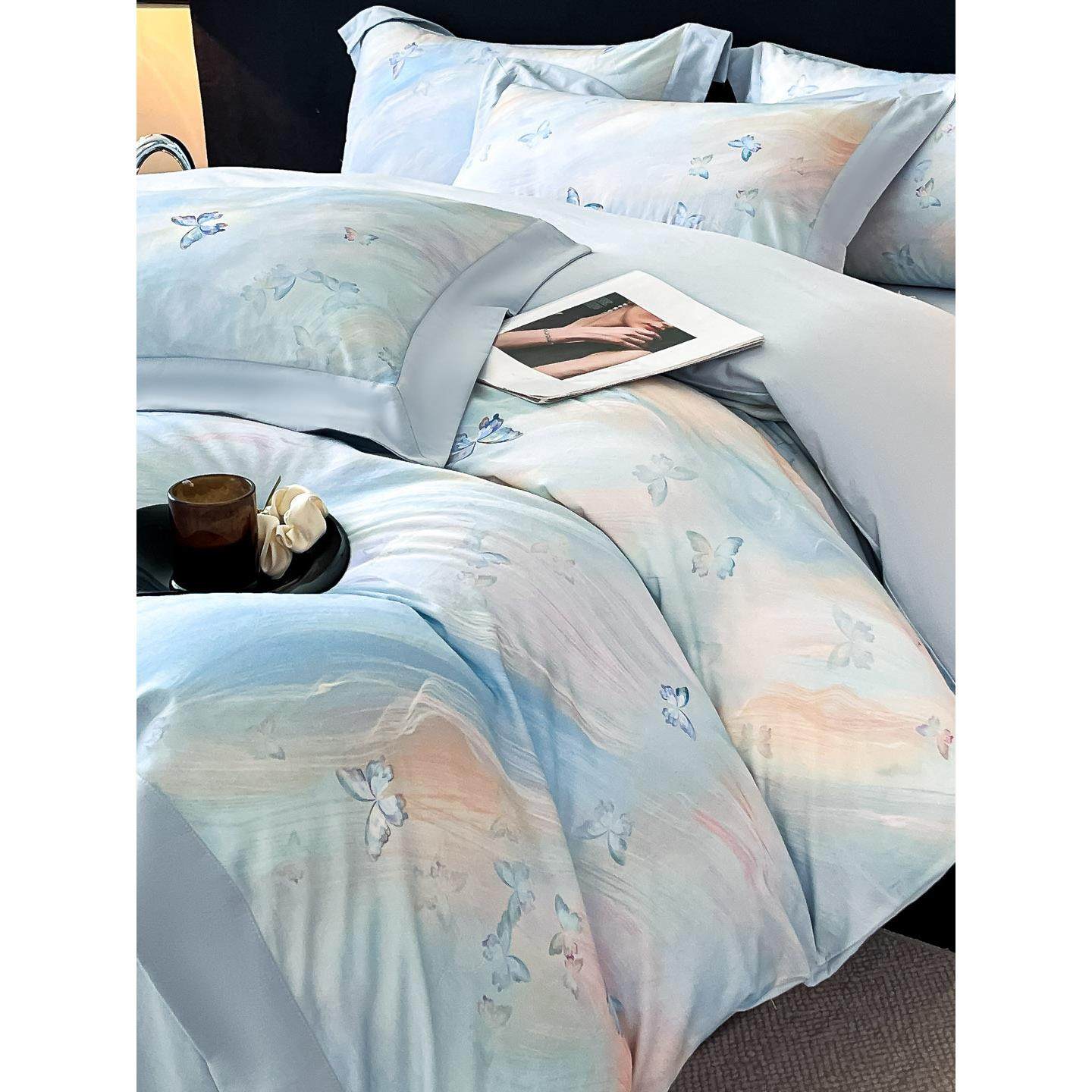 A类高端母婴纯棉磨毛加厚四件套全棉印花被套床单床笠款床上用品4,淘宝优惠券,粉丝福利购,淘宝优惠卷