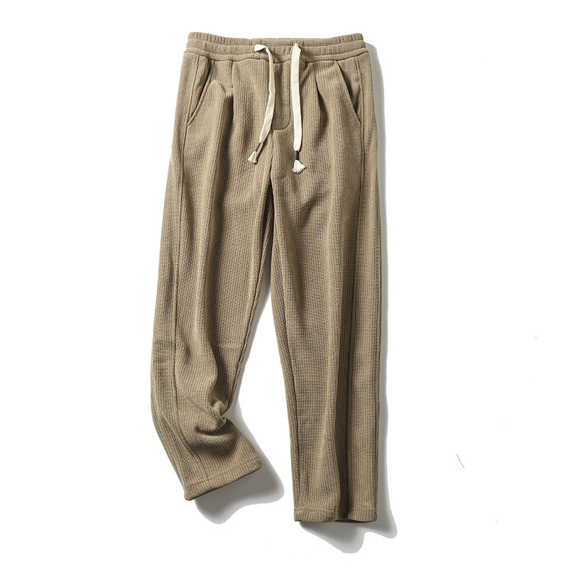 Trendy brand knitted sports sweatpants men's autumn and winter new style