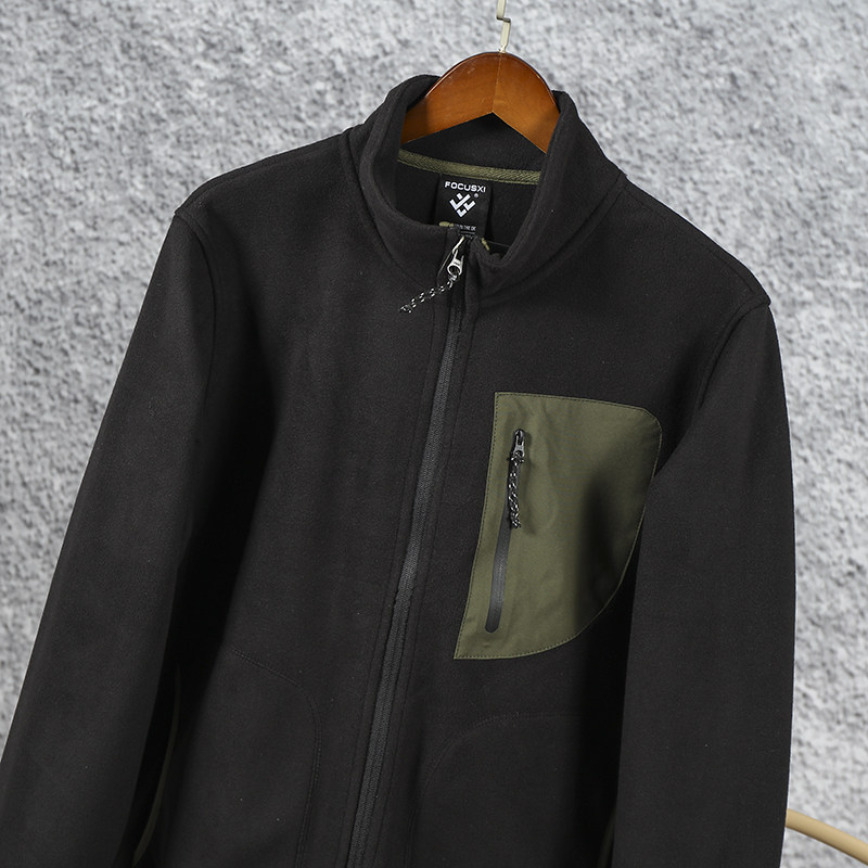 零负重保暖！时尚户外休闲立领摇粒绒轻便抓绒衣外套男,淘宝优惠券,粉丝福利购,淘宝优惠卷