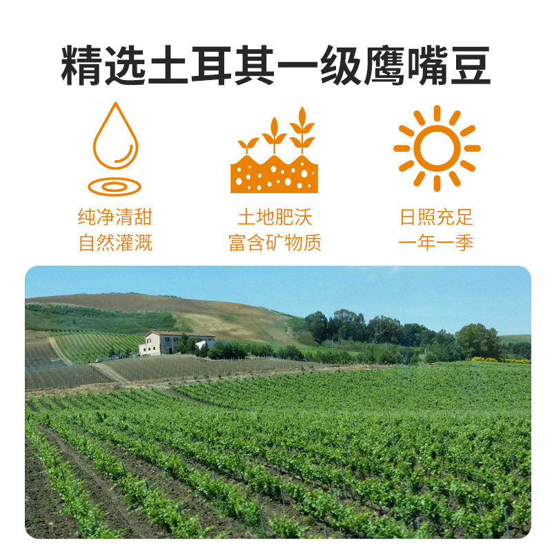 集信堂 慢烤鹰嘴豆熟即食香酥大颗粒孕期营养孕妇无添加健康零食,淘宝优惠券,粉丝福利购,淘宝优惠卷