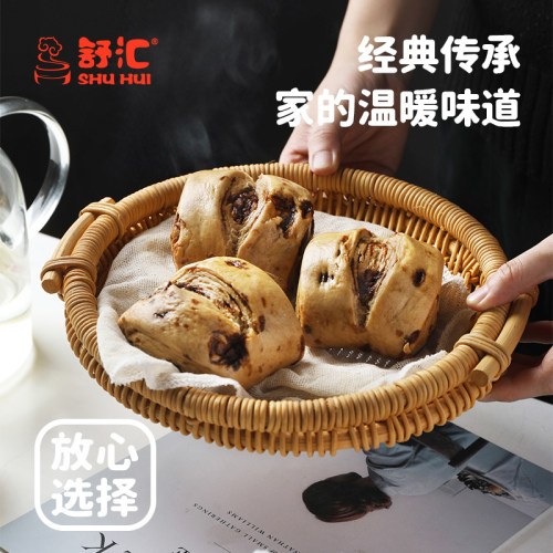 舒汇牛奶馒头手工包装手撕红糖馒头速冻早餐面点方便6只装牛小白 - 图2