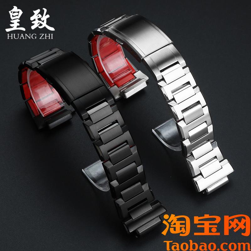 适配卡西欧DW5600DW5610GW-B5600改装金属表壳精钢X手表带配件男 - 图1