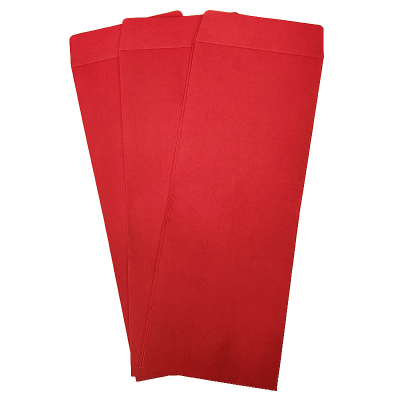 红色信封加厚纸面12X30厘米择日婚庆长条红色信封大红纸书写流利,淘宝优惠券,粉丝福利购,淘宝优惠卷