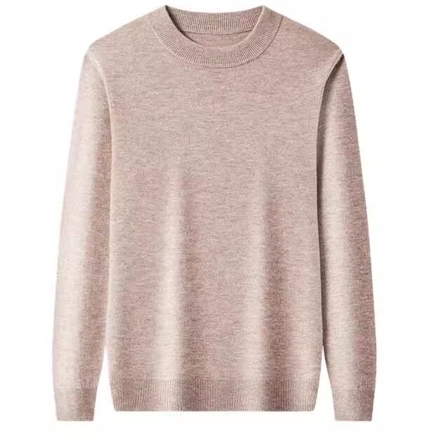 皮尔卡丹高档男士羊绒衫纯羊绒半高领男式高端品牌羊毛衫男款毛衣