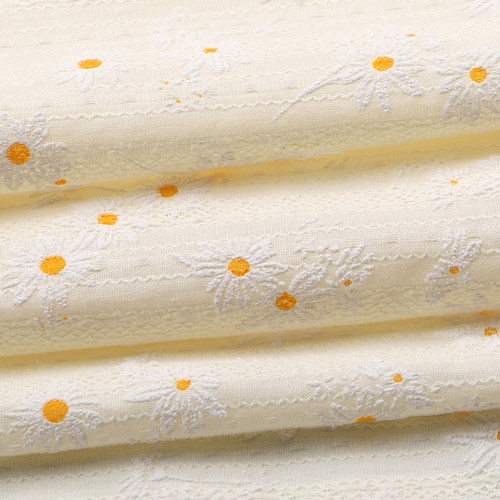 小清新棉麻布艺小碎花日式小雏菊餐桌布法式田园ins长方形台布 - 图0