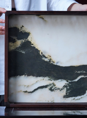 康御红大红酸枝镂空螭龙文盘